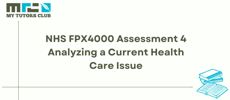 NHS FPX4000 Assessment 4