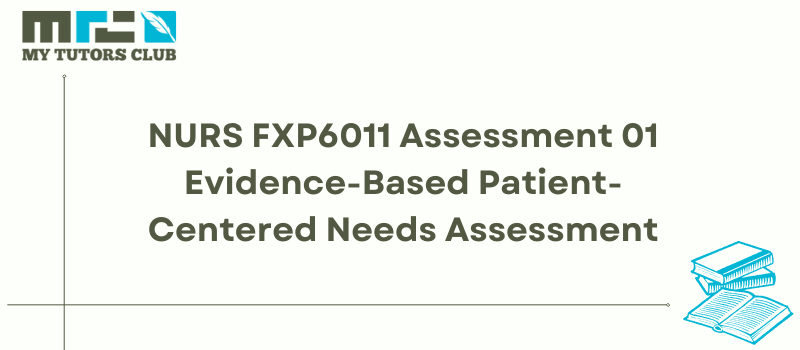 NURS FXP6011 Assessment 01