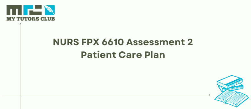 NURS FPX 6610 Assessment 2 Patient Care Plan