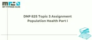 Read more about the article DNP 825 Topic 3 Assignment Population Health Part I