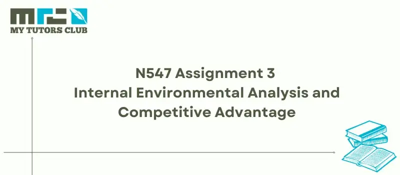 You are currently viewing N547 Assignment 3 Internal Environmental Analysis and Competitive Advantage