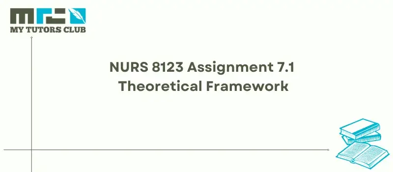 You are currently viewing NURS 8123 Assignment 7.1 Theoretical Framework