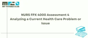 Read more about the article NURS FPX 4000 Assessment 4 Analyzing a Current Health Care Problem or Issue