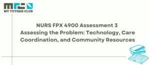 Read more about the article NURS FPX 4900 Assessment 3 Assessing the Problem: Technology, Care Coordination, and Community Resources