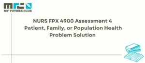 Read more about the article NURS FPX 4900 Assessment 4 Patient, Family, or Population Health Problem Solution