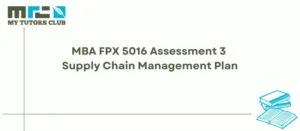 Read more about the article MBA FPX 5016 Assessment 3 Supply Chain Management Plan