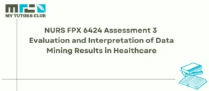 Read more about the article NURS FPX 6424 Assessment 3 Evaluation and Interpretation of Data Mining Results in Healthcare