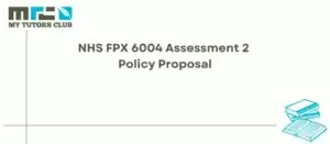 Read more about the article NURS FPX 6004 Assessment 2 Policy Proposal