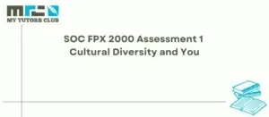 Read more about the article SOC FPX 2000 Assessment 1 Cultural Diversity and You